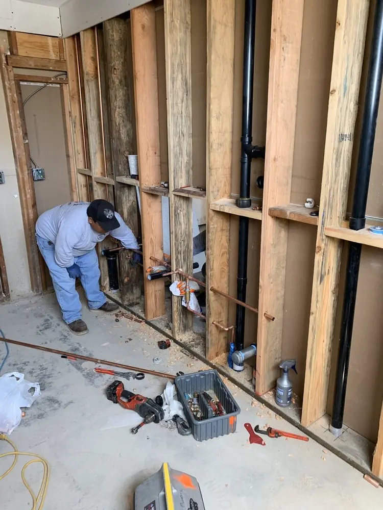 Commercial rough-in plumbing for Commercial Plumbing in Darien Ridge